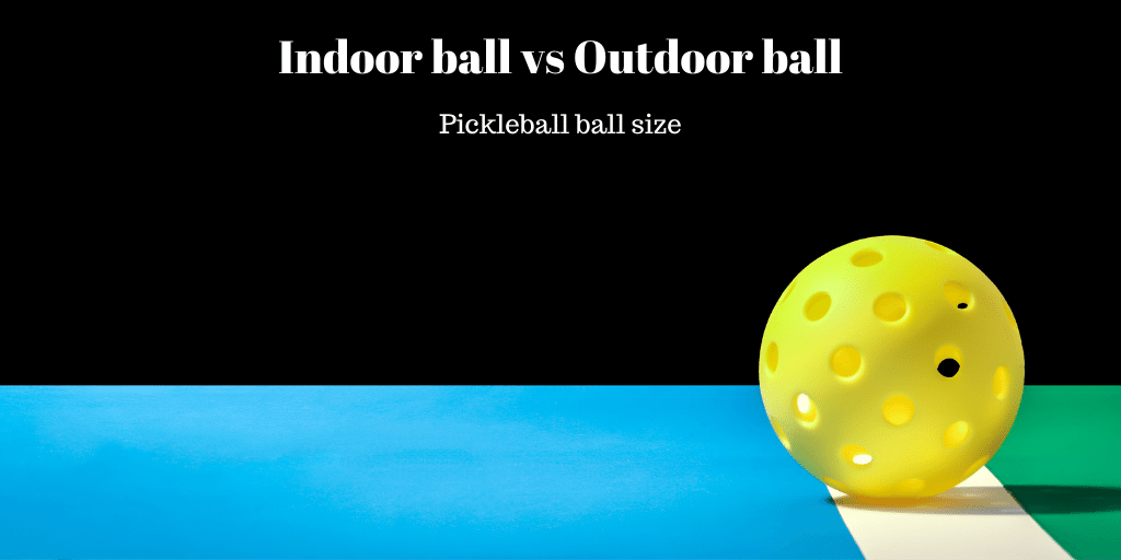 pickleball ball size