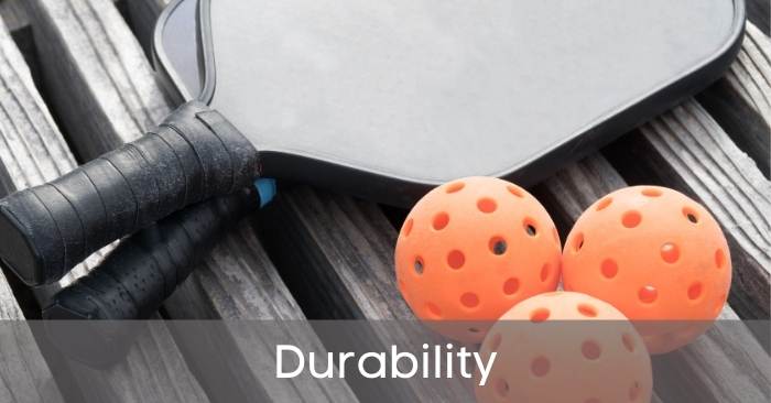 Graphite pickleball paddles Durability