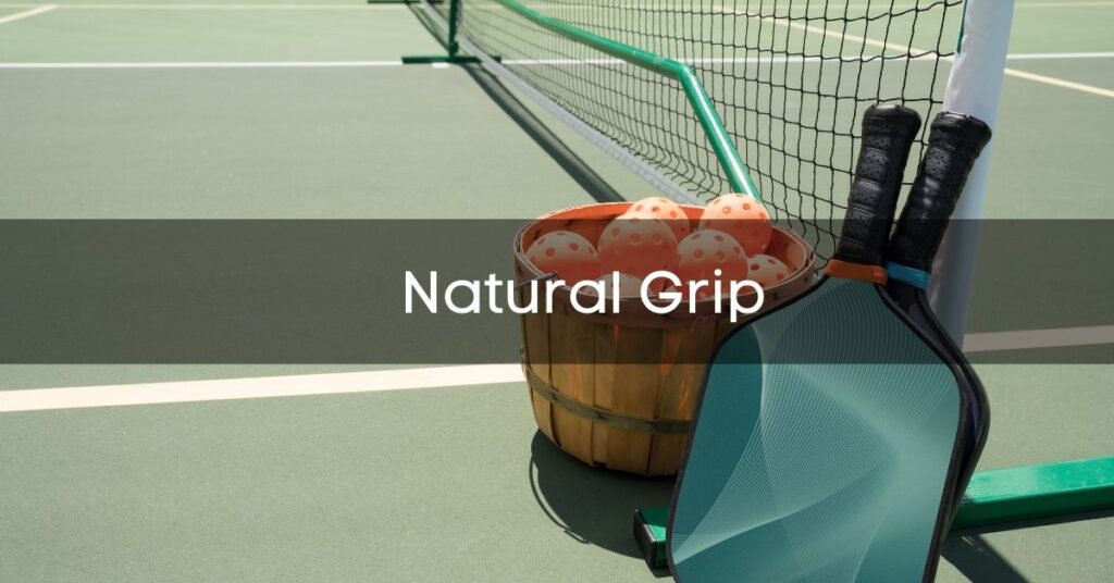 Pickleball natural grip sizes