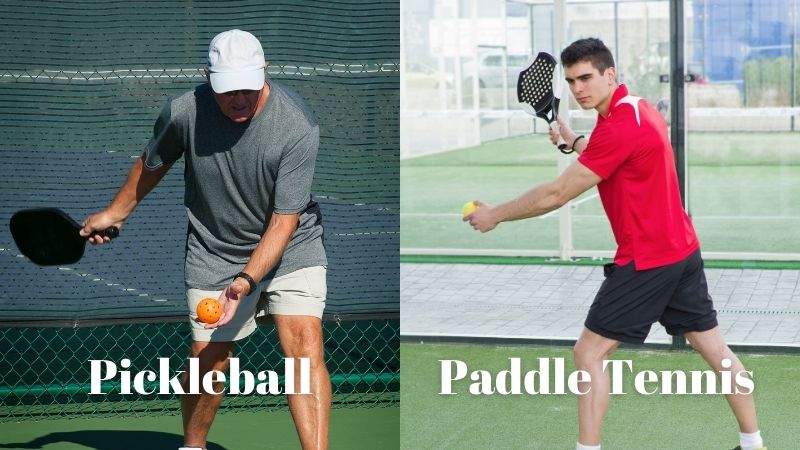 paddle Tennis And Pickleball serve