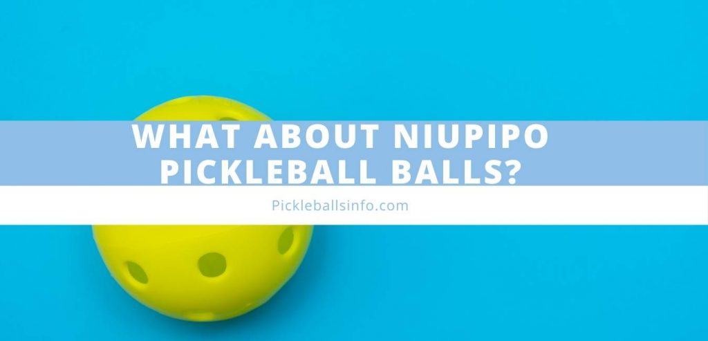 Niupipo Pickleball Balls