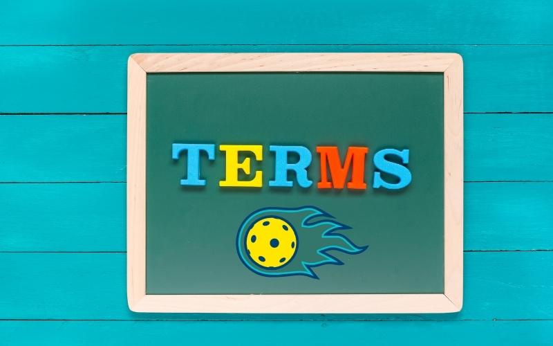 Pickleball Terms