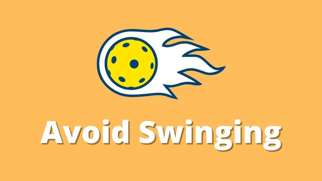 Avoid Swinging At It