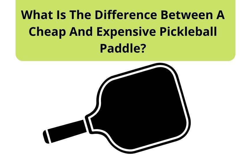 Difference Between A Cheap And Expensive Pickleball Paddle